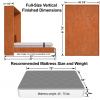 queen size sideways Murphy bed dimensions