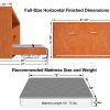 full size sideways murphy bed dimensions