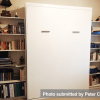 white Murphy bed photo by Peter from British Columbia