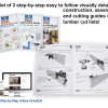 visual Murphy bed plans easy to follow and build