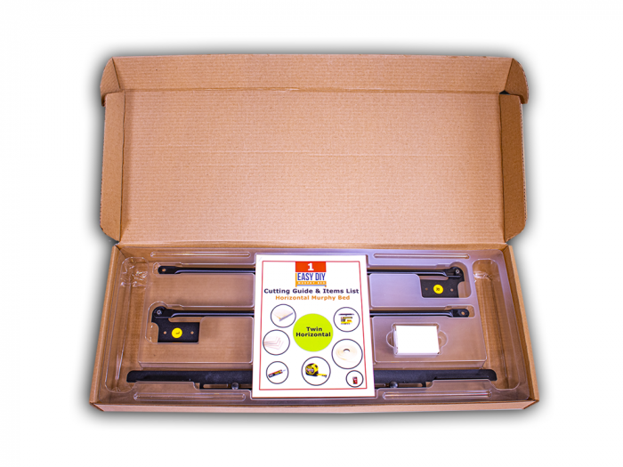 Stay Level Desk Hardware for DIY Murphy Beds in the box