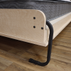 Folding legs mounted on king size murphy bed frame