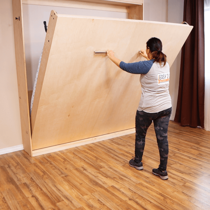 King size murphy bed DIY