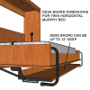 twin horizontal desk board dimensions-min